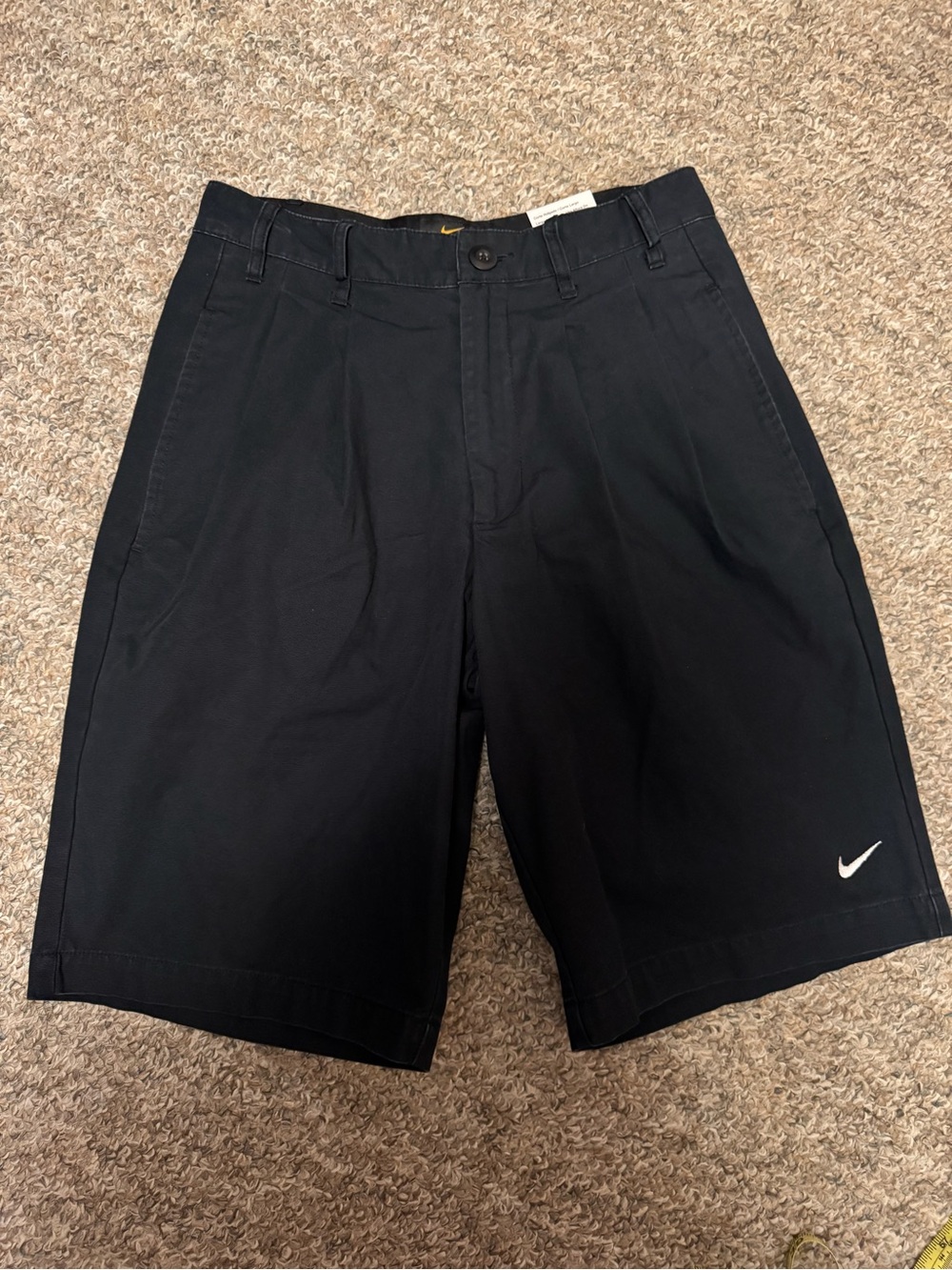 Nike Black Men’s canvas shorts NWT